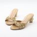 Women's Shoes Z Spain Summer New Elegant Women's Slip On Suede Fashionable Studded High Heeled Sandals A_vogvips.com