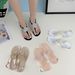 Summer New Multi-color Floral PVC Sandals For Women, Outdoor Jelly Shoes, Beach Fashion, 2026 Dropshipping_vogvips.com