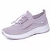Women's Spring Lightweight Slip-on Walking Fly-knit Single Soft-soled Breathable Casual Shoes, Mom's Shoes For Women_vogvips.com