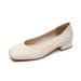 Grandma Shoes Women's Thick Heel French Single Shoes Medium Heel Shallow Mouth Evening Women's Shoes_vogvips.com