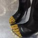 Women's Shoes Women's Boots Elastic Boots Short Boots Fashionable Gold Thumb High Heel Slippers Temperament Versatile Stilettos_vogvips.com