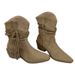 Miting Vintage Brown Western Cowboy 2026 New Style Woven Chunky Heel Pointed Toe Mid-Calf Women's Tassel Stacked Boots_vogvips.com
