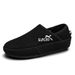 Fashion Winter Men Leisure Plush Cotton Shoes Warm Man's Loafers Flats Slip-on Driving Shoes Fashion Style Soft Male Moccasins Black 44_vogvips.com