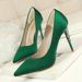 Women's Stiletto Heel Pumps Korean Style Fashion Sexy Metal Heel Stiletto High Heel Shallow Mouth Pointed Satin Thin Single Shoe Wedding Shoes_vogvips.com