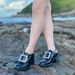 New Patent Leather Loafers Square Buckle Small Leather Shoes For Women Real Leather Inner Heightening Single Shoes Style Casual Shoes_vogvips.com