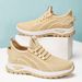 Women's Large Size Women's Shoes Fly-woven Breathable Sports Shoes Casual Shoes Single Shoes Mesh Shoes_vogvips.com