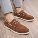 SHLIANG Men's Loafers Retro British Style Slip-On Casual Shoes Soft Bottom Lazy Man's Shoes Breathable Round Toe Non-Leather Plus Size Y0669_vogvips.com