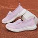 2024 Spring Cross-Border Large Size Slip-On Lazy Casual Women's Mom Low-Cut Flat Walking Shoes_vogvips.com
