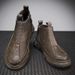 European Warm Series 2025 Martin For Men, New Autumn Slip-On Casual High-Top Leather Shoes, Mid-Top British Work Boots, Short Boots_vogvips.com