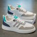 New Men's 2025 Summer Breathable White Maillard Versatile Soft Bottom Lightweight Casual Sports Trendy Shoes_vogvips.com