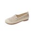 Cloth Shoes Women's Breathable Hollow Mesh Shoes Soft Sole Middle-aged Mother Shoes Shallow Mouth Casual Shoes Crochet_vogvips.com