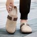 Comfortable Mens Slippers With Leather Upper Summer Casual Shoes Lightweight Breathable For Indoor Outdoor Use_vogvips.com