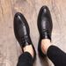 Euro Step Brogue Carved Pointed Lace-Up Leather For Men Spring New Business Formal British Style Office Shoes_vogvips.com