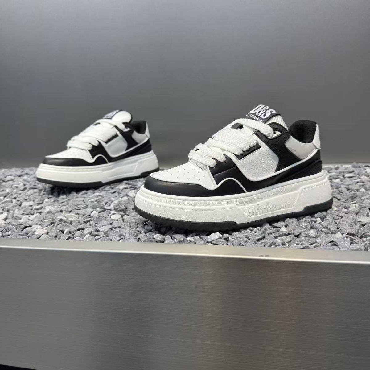 2025 Autumn New Comfortable Fashion Trendy Thick-Soled Daily Color-Block Versatile Sports Casual Men's Shoes_vogvips.com