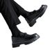 2025 Trendy Casual Comfortable Leather With British Round Toe, One Foot On Korean Version Le Fu Shoes, Thick Soled Men's_vogvips.com
