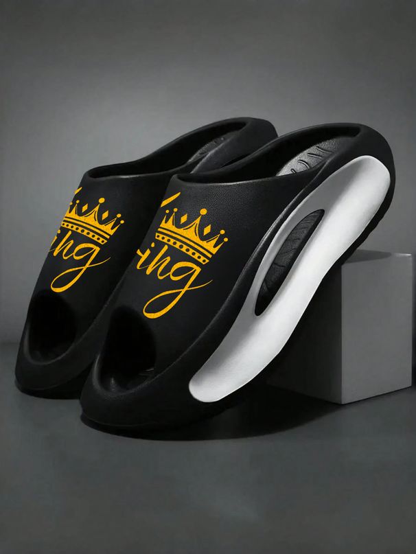 Men's And Women's Fashion Non-Slip Couple Slippers Eva 2 Colors 36-45_vogvips.com