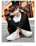 Large Size Board Shoes European Station Men's Shoes Casual Low-top White Shoes_vogvips.com