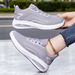 Women's Versatile 2026 Spring New Cross-border Casual Soft Sole Non-tiring Running Lace-up Walking Shoes_vogvips.com