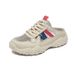 Half-trust Dad Shoes Female Student Thick-soled Heightening Shoes Casual Hollow Breathable_vogvips.com