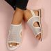 Women's Korean Style Flat Breathable Mesh Sandals Plus Size Beach Sandals_vogvips.com
