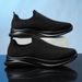 Men's Flyknit Running Autumn Low-top Slip-on Mesh Lightweight Breathable Casual Walking Sports Shoes Factory Direct Sale_vogvips.com