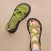 Popular Platform Sandals For Women, Summer 2024 New French Style, High-end Black Retro Beach Roman Shoes_vogvips.com