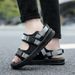 Large Beach For Women, Outdoor Summer Casual Large Size Cross-border Men's Sandals With Velcro Anti-slip Slippers_vogvips.com
