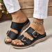 Stylish Wedges Off-the-shelf Casual Flip-flops_vogvips.com