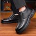 European Warm Series New Men's Leather Shoes For Middle-aged Elderly, Winter Business Casual Shoes, Comfortable And Warm With Fleece Lining_vogvips.com