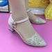Hollow Soft Sole Medium Heel Sandals Women's Medium Heel Thick Heel Outer Wear Shallow Mouth Pointed Hollow Belt Mother Shoes_vogvips.com