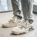 Men's Easy To Clean Skateboard Shoes, Good Grip, Breathable Lace Up Sneakers, Men's Shoes 2024_vogvips.com