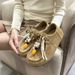 2025 Early Spring New Cowhide Version Creative European And American Kangaroo Shoes For Women Retro Casual_vogvips.com