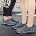Men's Women's Couple's Shoes, Plus Size Style, New Trend, Washing, Flying, Weaving, Trendy Sports Shoes_vogvips.com