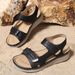 Summer New Hollowed-out Wedge Sandals Over Flat Sandals_vogvips.com