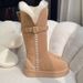 2025 New Goddess Buckle Two-Way Genuine Leather Fur Integrated Snow Wheat Ear Cowhide Wool Women Winter Cotton Shoes_vogvips.com