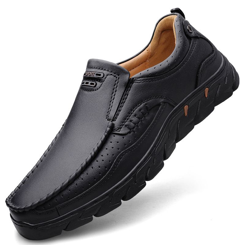 Live Broadcast Men's Leather Shoes, Large Size Men's Outdoor Shoes, Casual Leather Shoes, Hiking Shoes_vogvips.com