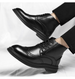Men's Business Velvet Warm High-top Short Boots Extra Large Size Brock Retro Trend Leather Boots_vogvips.com