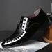 2021 leather business attire for men's casual wear, oversized versatile wedding shoes_vogvips.com