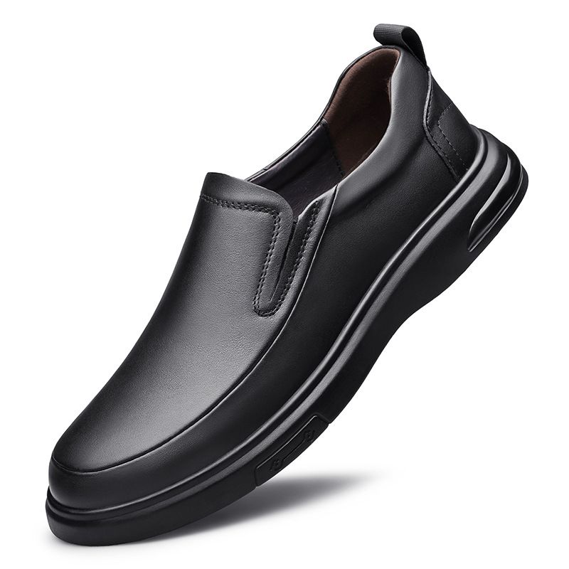 Men's Casual Leather Shoes Are Whiter And Match Middle-aged Casual Leather Shoes Dad Shoes Men's Shoes_vogvips.com