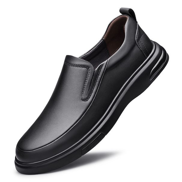 Men's Casual Leather Shoes Are Whiter And Match Middle-aged Casual Leather Shoes Dad Shoes Men's Shoes_vogvips.com