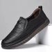 Euro Step 100% Genuine Leather Soft Sole Slip-On Casual For Men New Breathable Driving Shoes_vogvips.com