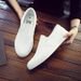 New Spring Autumn Breathable Waterproof Men's Women's Microfiber Work Shoes One Foot Pedal Lazy Shoes Wear-resistant Sneakers_vogvips.com