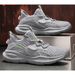 Warrior Men's 2026 New Breathable Large Mesh Summer Sneakers Flyknit Coconut Running Shoes For Men_vogvips.com