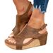 Flat Platform Sandals Large Size Women's Shoe Cover Toe Sandals Women_vogvips.com