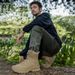 Men's Lightweight Breathable Hiking Shoes With Anti-Slip Rubber Sole For Outdoor Trekking, Trail Running & Tactical Use Combat Boots, Tactical Boots_vogvips.com