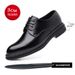 Men's Hollow Out Dress Shoes Low Block Heel Wedding Sandals_vogvips.com