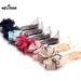 Charming Shark Mouth With Floral Transparent Straps, Flat Bowknot Slippers, Plastic Summer Women's Sandals_vogvips.com