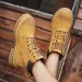 2025 Autumn Winter New Arrivals Unisex Fashion Chunky Sole High Top Martin Casual Fur Lined Warm Work Boots Sizes 35 44_vogvips.com