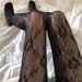 Classic Hollowed Out Lace Mesh Stockins Bottomed Pantyhose Hot Tihts Japanese Lolita Retro Floral Rattan White_vogvips.com
