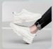 Men's Shoes Inner Height Increase Sports Casual Shoes Low-top Cowhide Surface Thick-soled Running Sports Small White Board Shoes_vogvips.com